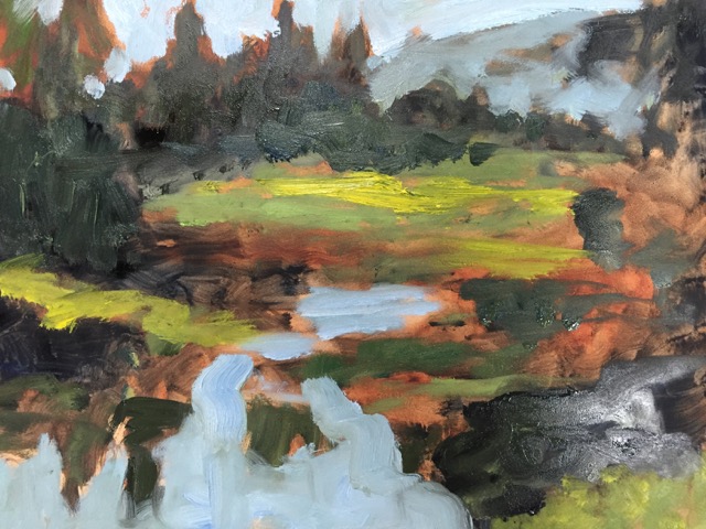 Landscape Study Oil on Board, 8" x 10" 17/30in30